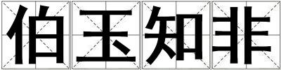 伯玉知非