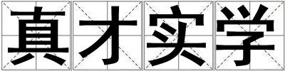 真才實學(xué)