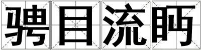 騁目流眄