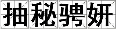 抽秘騁妍