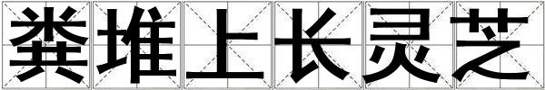 糞堆上長(zhǎng)靈芝
